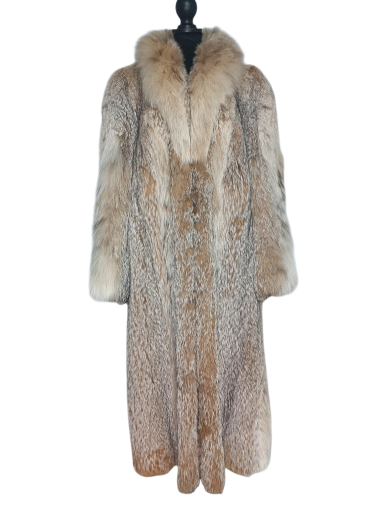 Unused vintage Canadian lynx fur coat size 10/M ~no duties