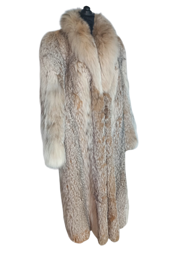 Unused vintage Canadian lynx fur coat size 10/M ~no duties