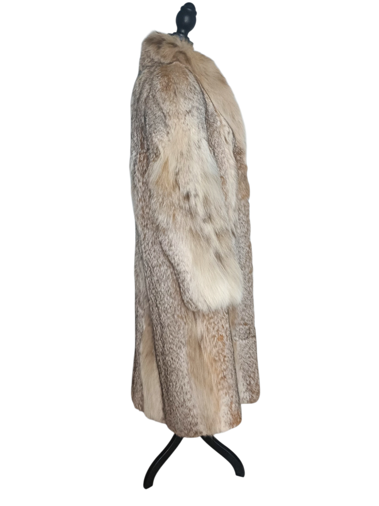 Unused vintage Canadian lynx fur coat size 10/M ~no duties