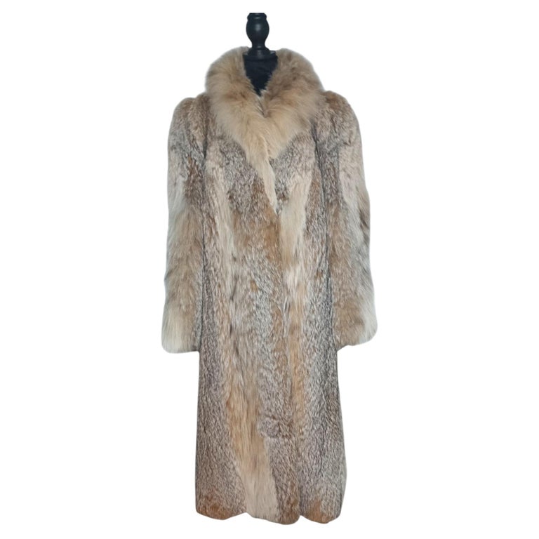Unused vintage Canadian lynx fur coat size 10/M ~no duties