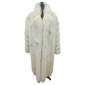 Christian Dior Arctic fox lynx spotted fur coat size 16 L ~no duties