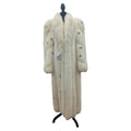 Vintage arctic fox fur coat dyed lynx 8/S ~no duties