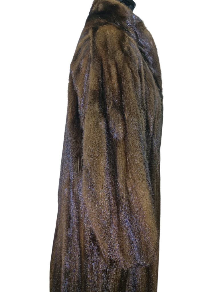 Unused vintage BISANG demi buff mink fur coat 14/L ~no duties