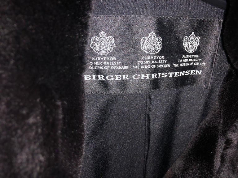 Unused Birger Christensen female sheared Mink Fur Coat (6/S) ~no duties