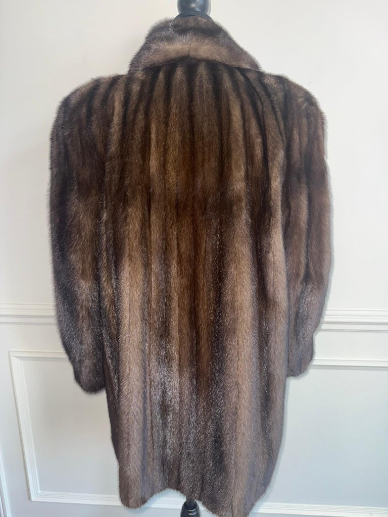 Mint Donna Karan rare color mink fur coat jacket (Size 10 - M) ~no duties