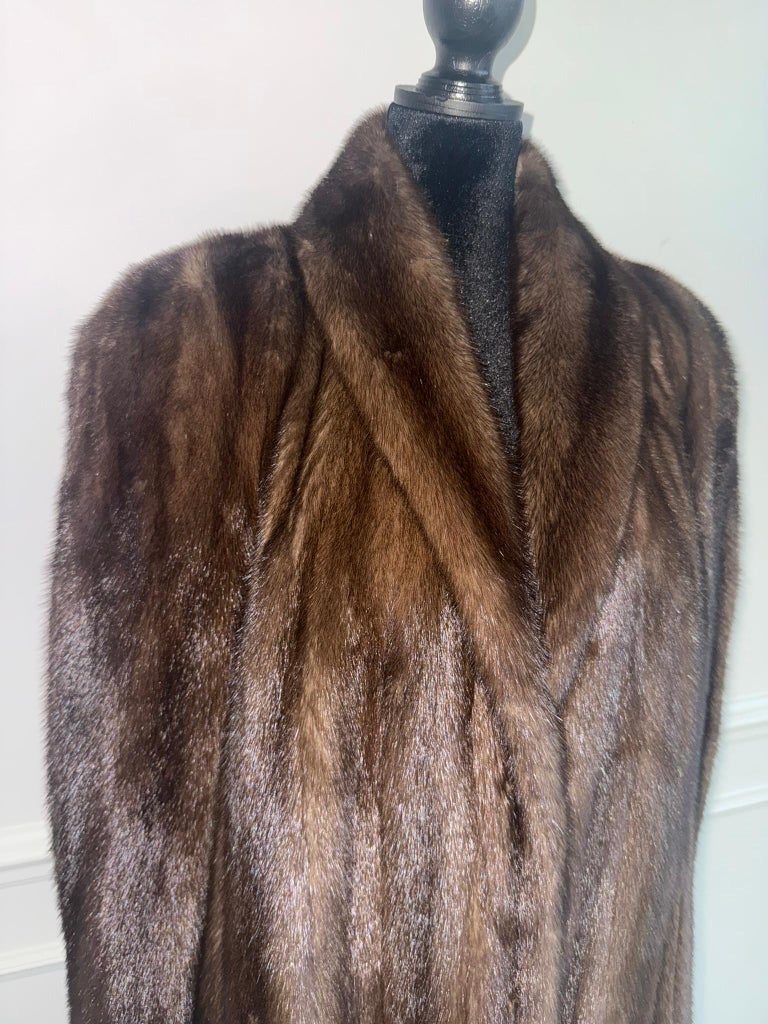 Mint Donna Karan rare color mink fur coat jacket (Size 10 - M) ~no duties