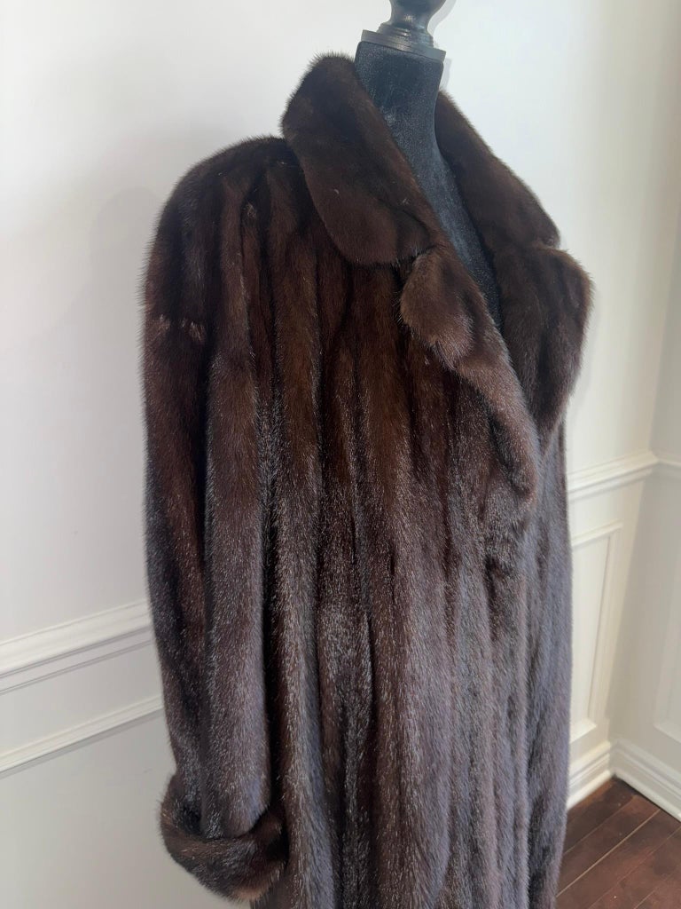 Brand New Christian Dior demi buff mink fur coat size 12 L ~no duties