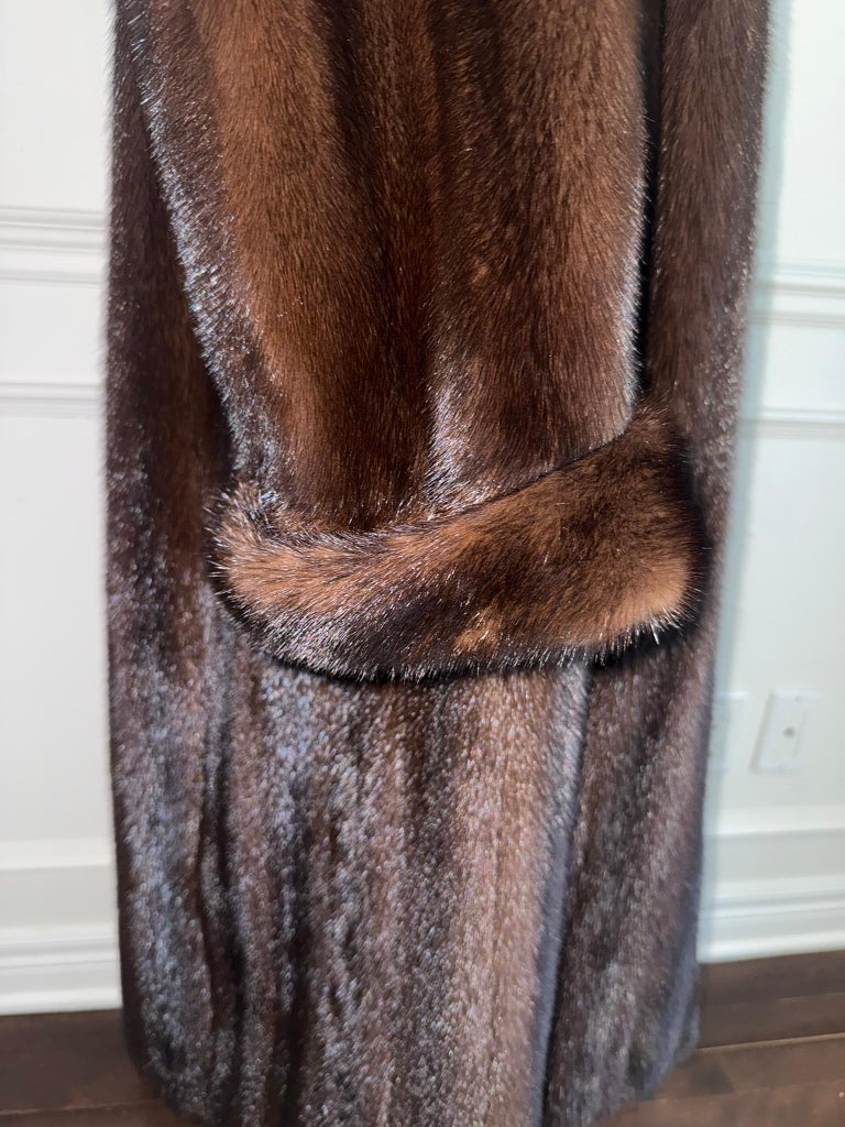 Brand New Christian Dior demi buff mink fur coat size 12 L ~no duties