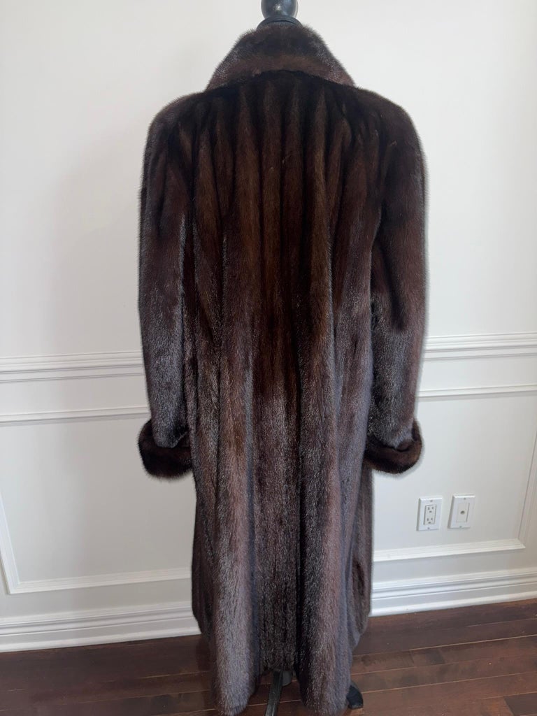 Brand New Christian Dior demi buff mink fur coat size 12 L ~no duties