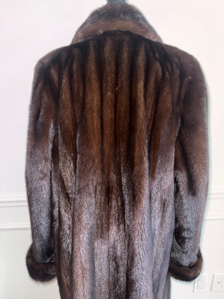 Brand New Christian Dior demi buff mink fur coat size 12 L ~no duties