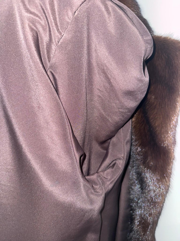 Brand New Christian Dior demi buff mink fur coat size 12 L ~no duties
