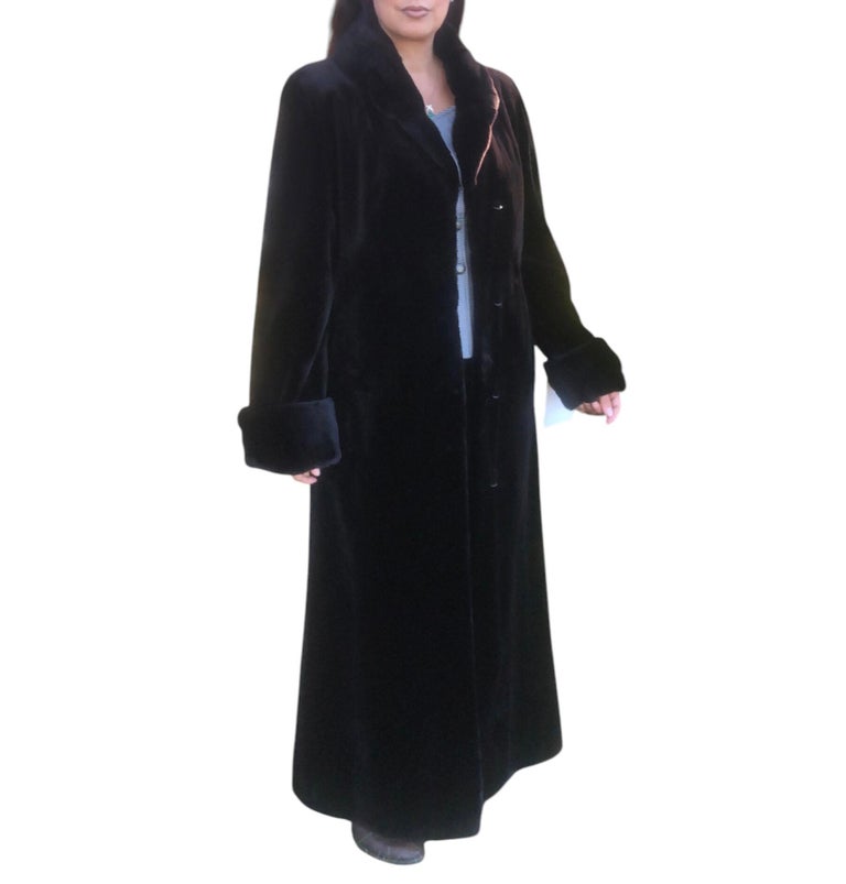 Unused Birger Christensen female sheared Mink Fur Coat (6/S) ~no duties
