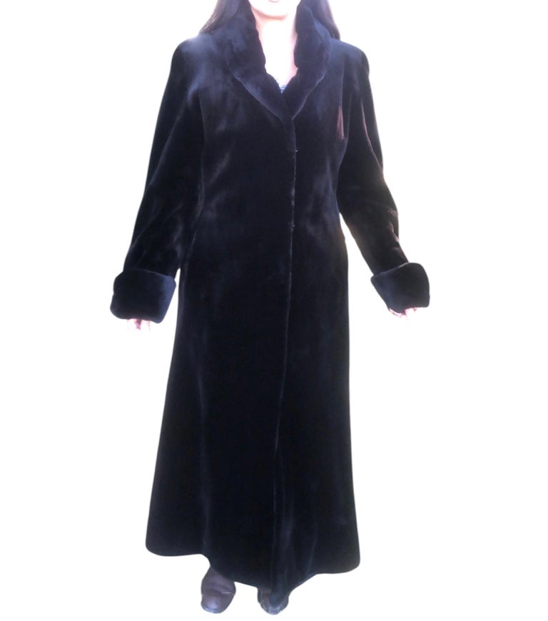 Unused Birger Christensen female sheared Mink Fur Coat (6/S) ~no duties