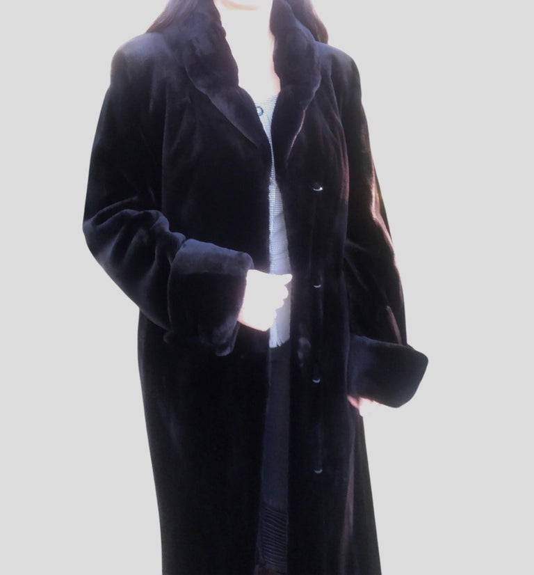 Unused Birger Christensen female sheared Mink Fur Coat (6/S) ~no duties