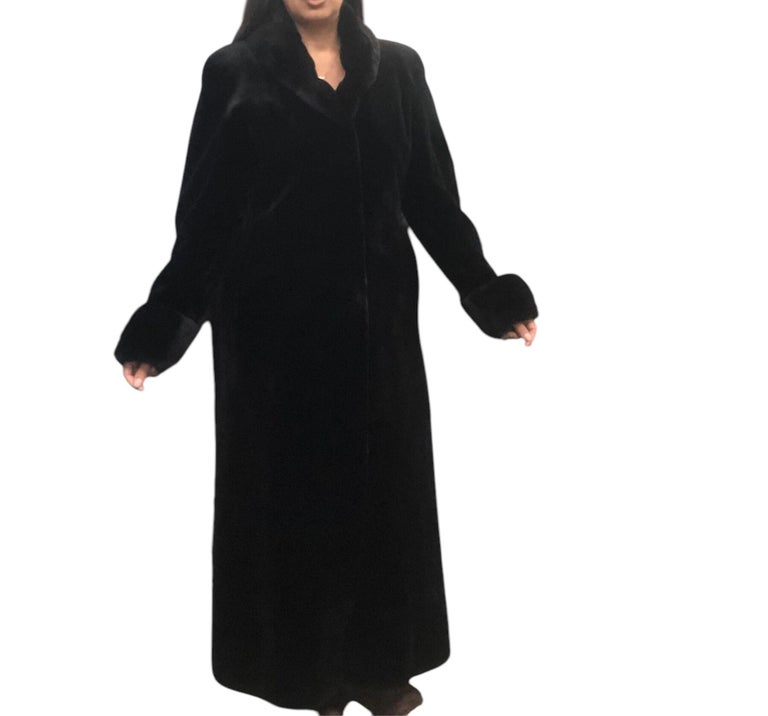 Unused Birger Christensen female sheared Mink Fur Coat (6/S) ~no duties