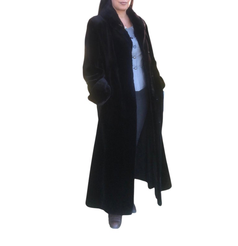 Unused Birger Christensen female sheared Mink Fur Coat (6/S) ~no duties