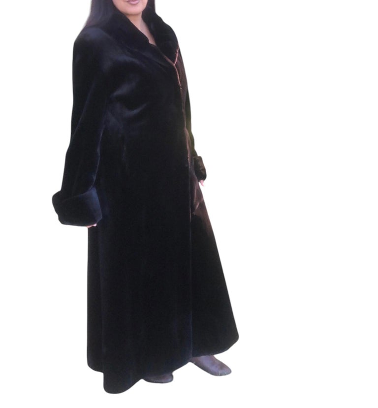 Unused Birger Christensen female sheared Mink Fur Coat (6/S) ~no duties