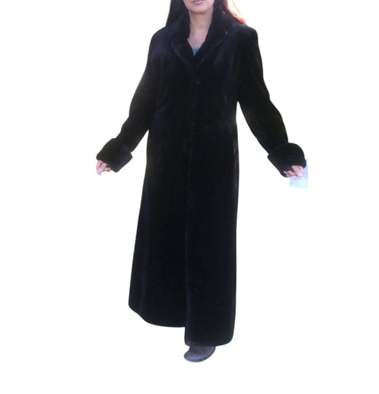 Unused Birger Christensen female sheared Mink Fur Coat (6/S) ~no duties