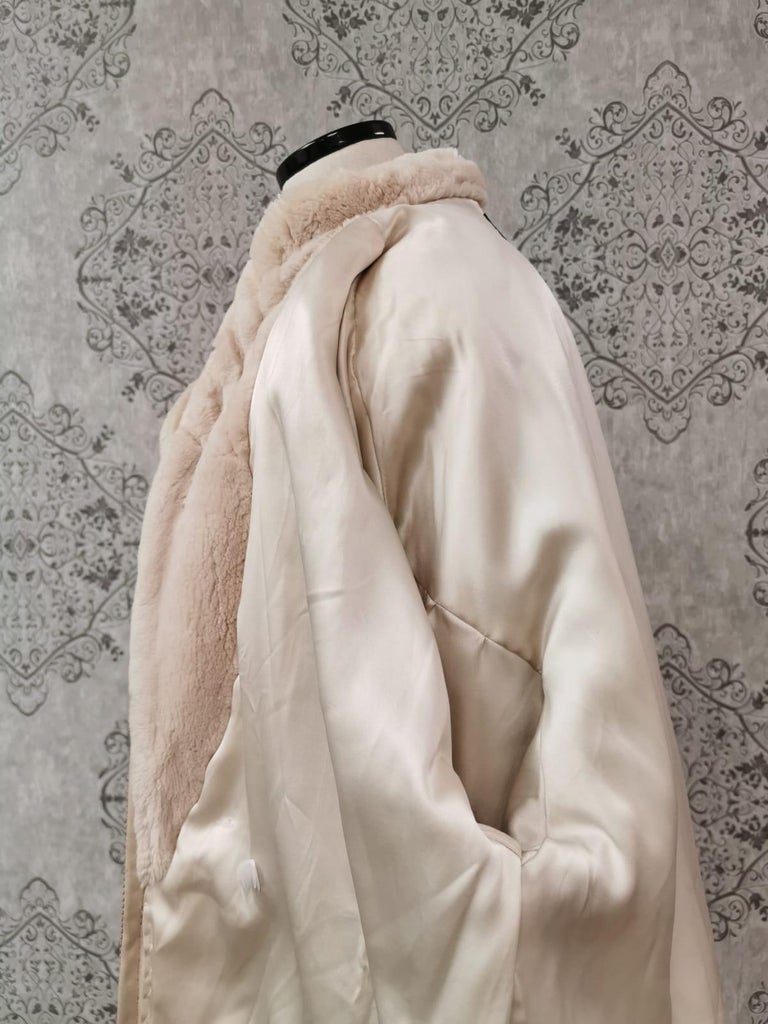 sheared beaver fur coat size 16
