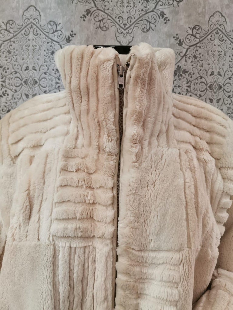 sheared beaver fur coat size 16