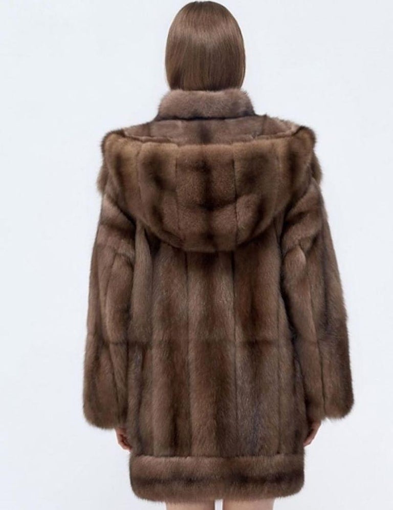Brand new sable fur coat size M
