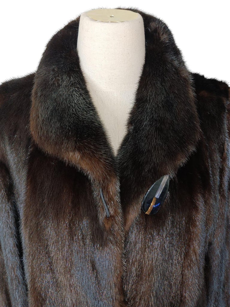 Birger Christensen Ranch Mink Fur Stroller Coat (Size 14-16 M/L) ~no duties