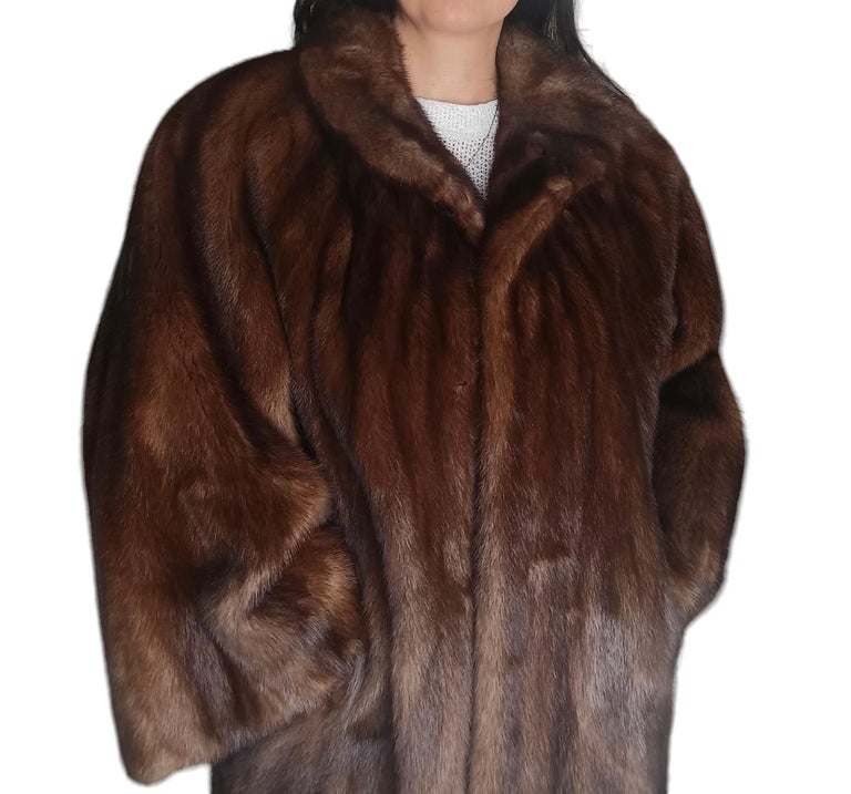 Giuliana Tesso Holt's Renfrew Mink Fur Full Length Coat (Size 20 - L) ~no duties