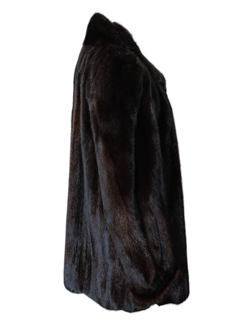 Birger Christensen Ranch Mink Fur Stroller Coat (Size 14-16 M/L) ~no duties