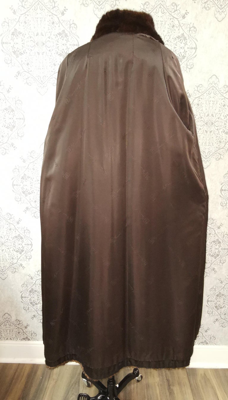 Ranch Mink Fur Full Length Coat (Size 14 - L) ~no duties