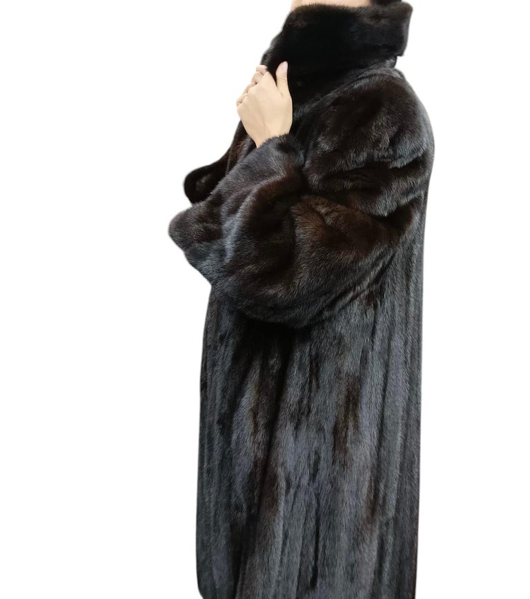 Louis Feraud Mink Fur Coat size 12-14 ~no duties