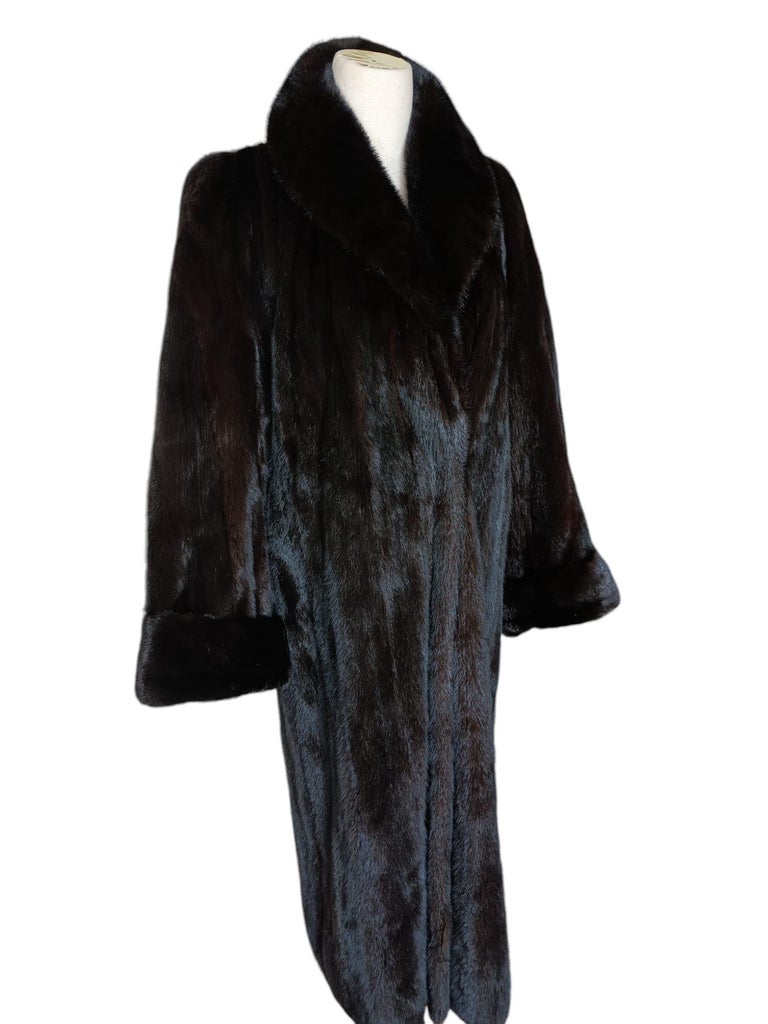 Birger Christensen Demi Buff Wide Sweep Mink Fur Coat (12/L) ~no duties