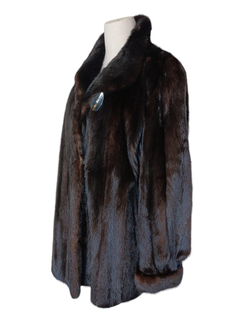 Birger Christensen Ranch Mink Fur Stroller Coat (Size 14-16 M/L) ~no duties