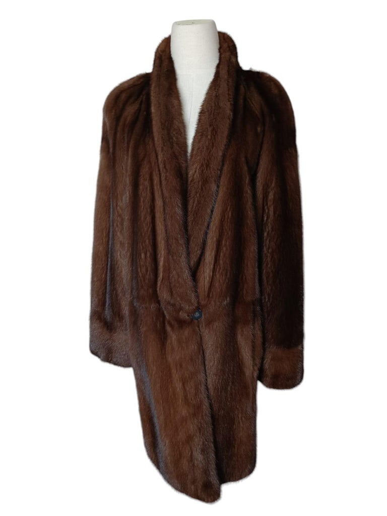 Brand New Mink Fur Coat reversible size 10 (M) ~no duties