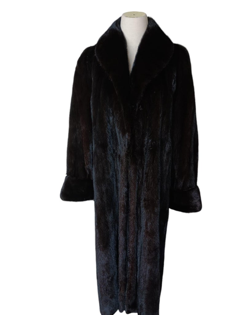 Birger Christensen Demi Buff Wide Sweep Mink Fur Coat (12/L) ~no duties