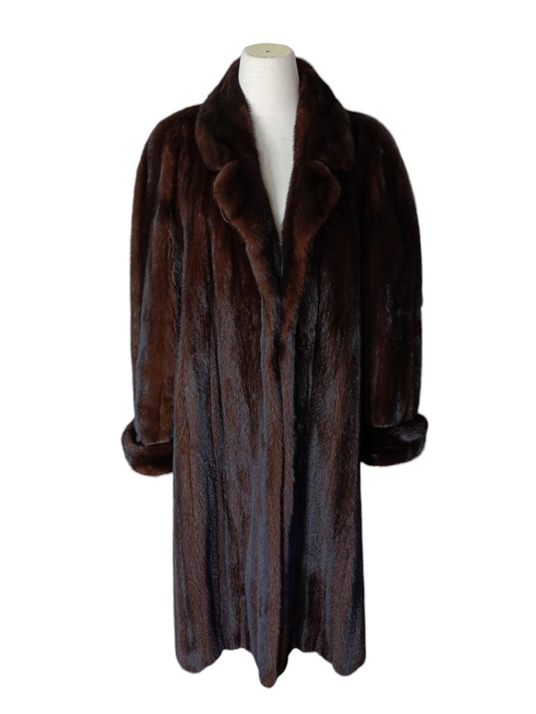 Brand new Ranch Mink Fur Full Length Coat (Size 14 - L) ~no duties