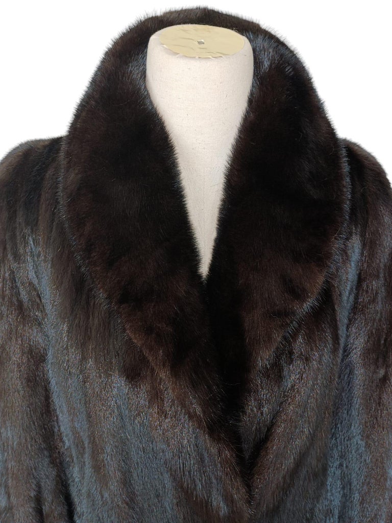 Birger Christensen Demi Buff Wide Sweep Mink Fur Coat (12/L) ~no duties