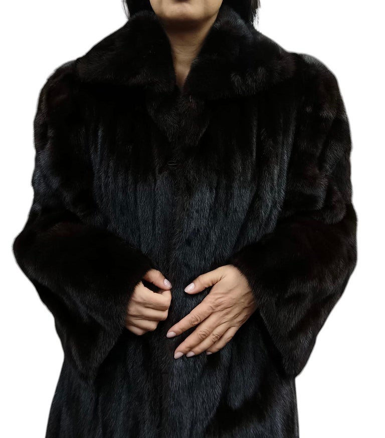 Louis Feraud Mink Fur Coat size 12-14 ~no duties