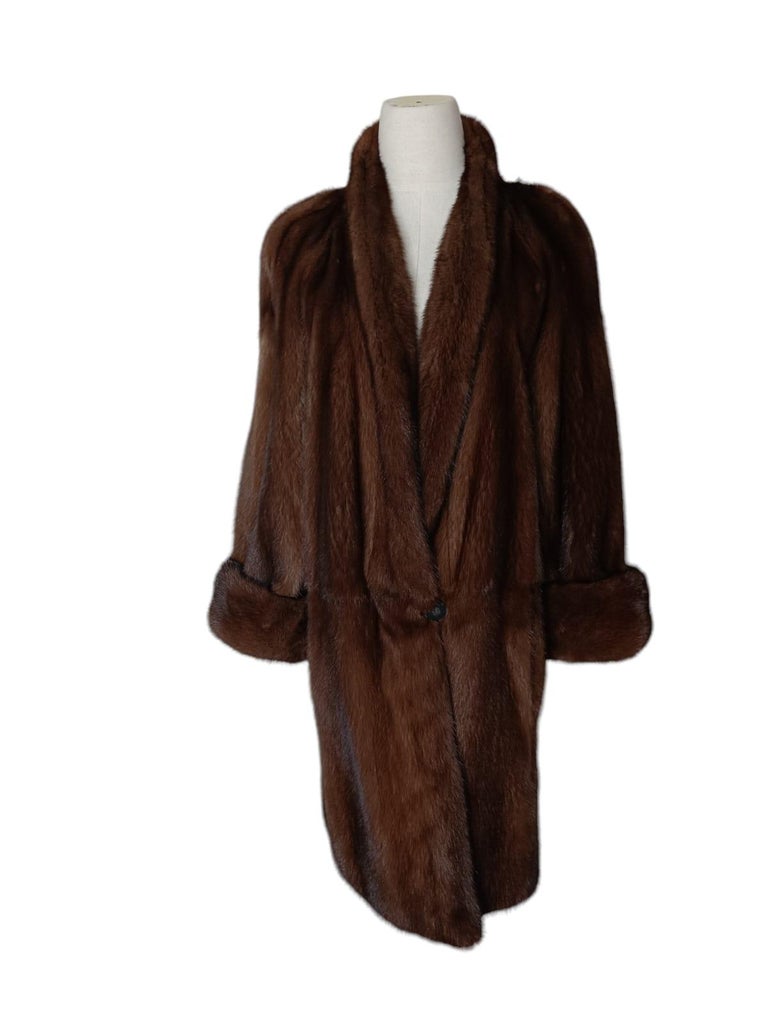 Brand New Mink Fur Coat reversible size 10 (M) ~no duties