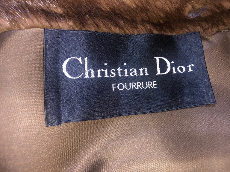 Christian Dior Demi Buff Mink Fur Swing Coat (Size 20 XL) ~no duties