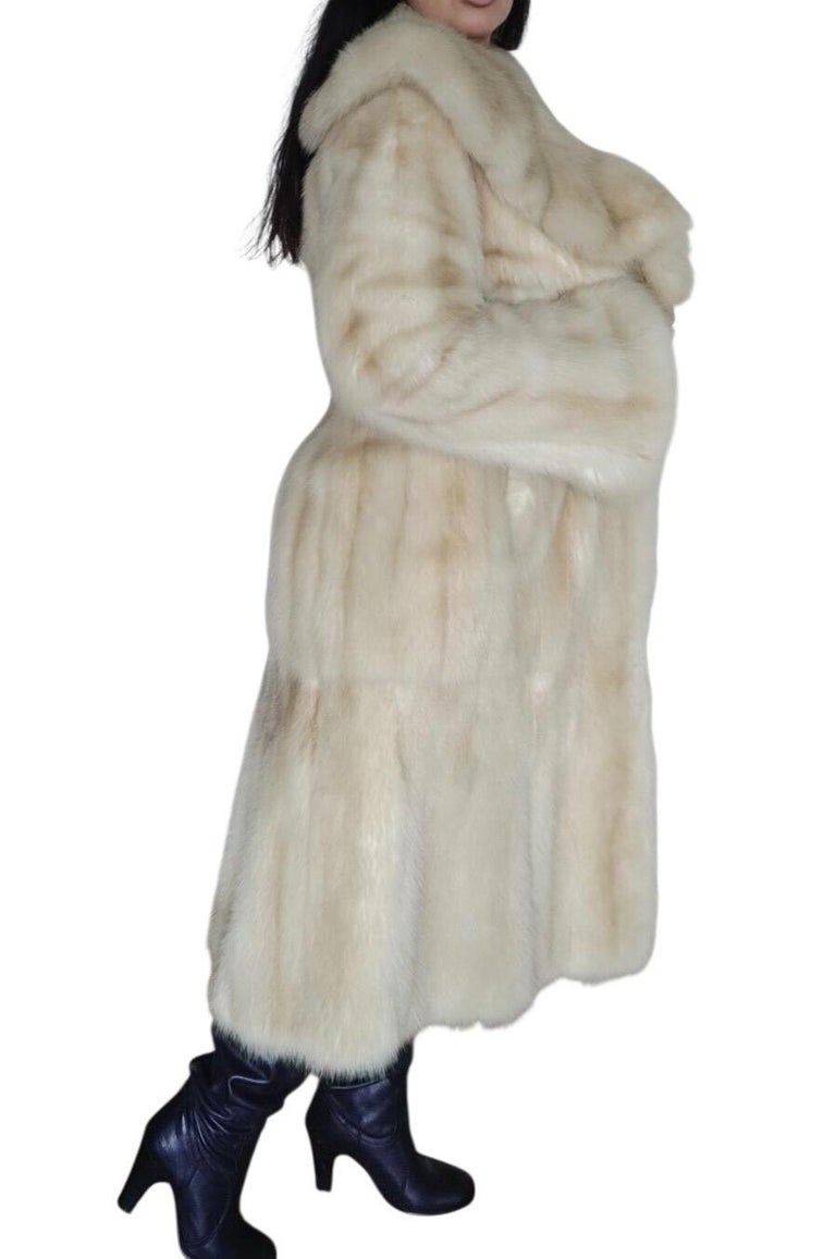 Brand new bisang rare golden Russian sable fur coat 8/M ~no duties