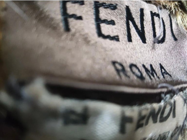Fendi Rain Coat with Lynx Bobcat lining (Size 10-M) ~no duties
