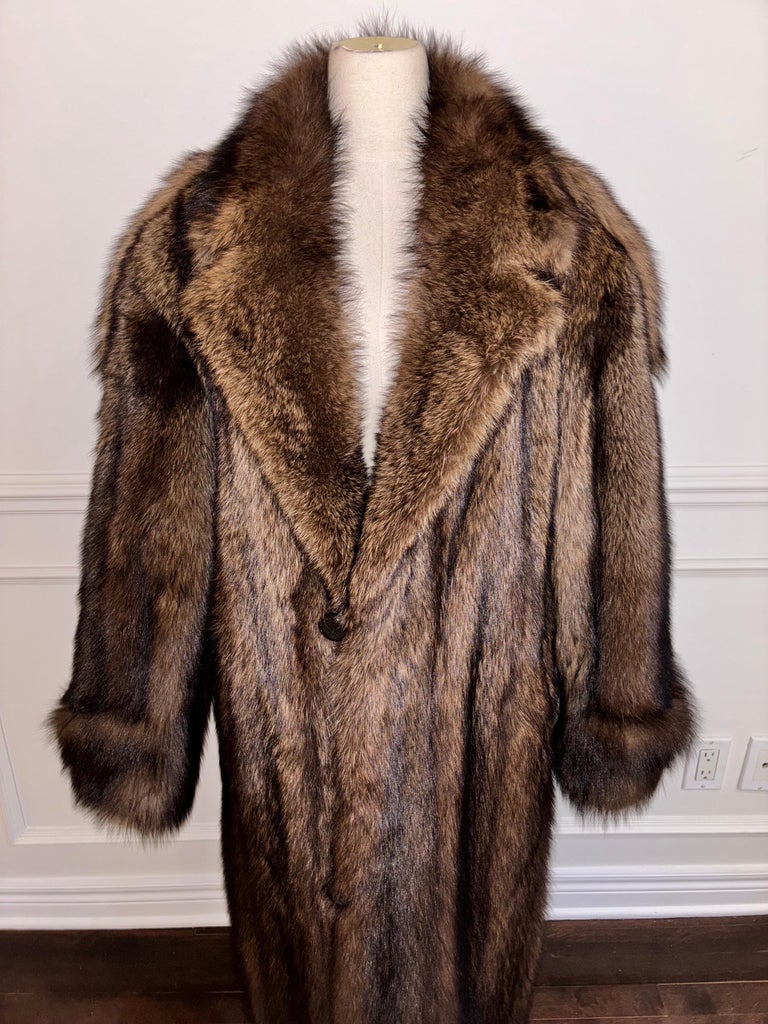 Brand new sable fisher fur coat men’s 54/L ~no duties