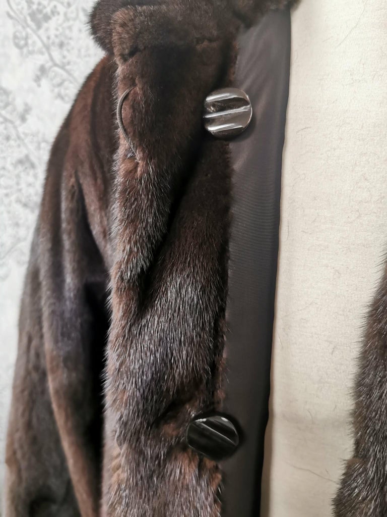 Brand New sheared Mink Fur Coat reversible size 10 (M) ~no duties