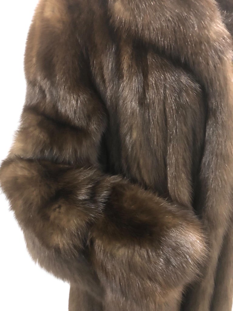 Carolina Herrera barguzin Russian sable fur coat 12/M tags 95k ~no duties