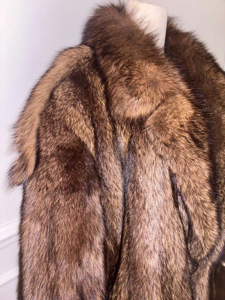 Brand new sable fisher fur coat men’s 54/L ~no duties