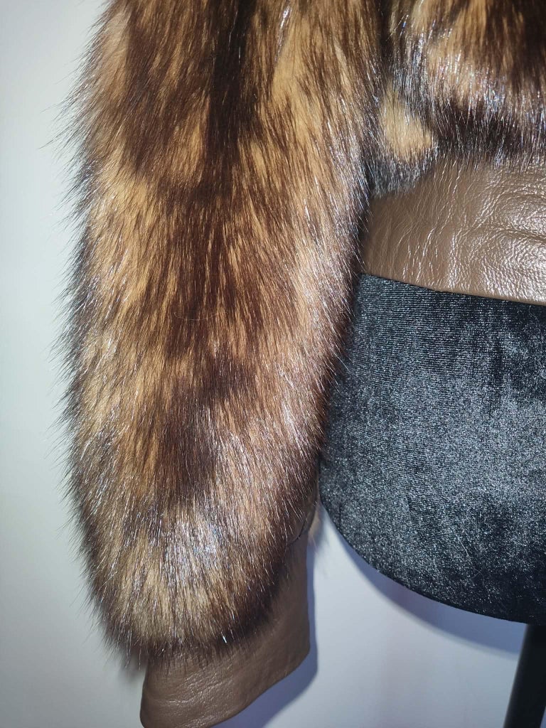 Vintage Russian sable fur jacket 6/S ~no duties