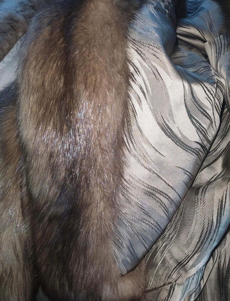 ~Unused Maximilian Russian sable fur coat silver tip 12400$ ~no duties