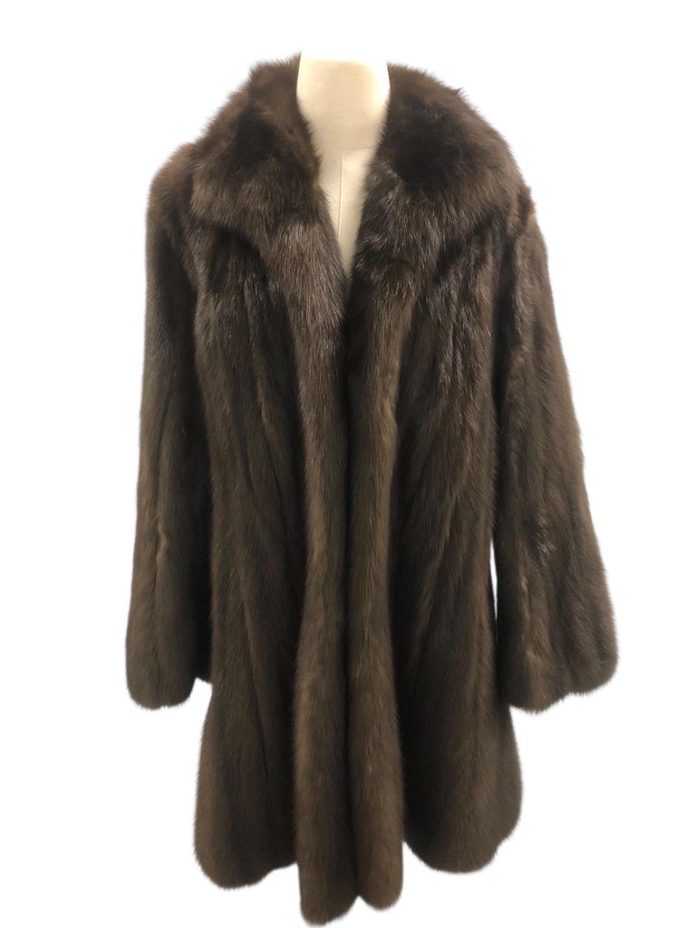 Carolina Herrera barguzin Russian sable fur coat 12/M tags 95k ~no duties