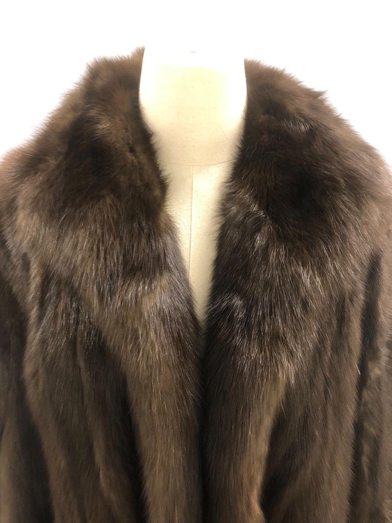Carolina Herrera barguzin Russian sable fur coat 12/M tags 95k ~no duties