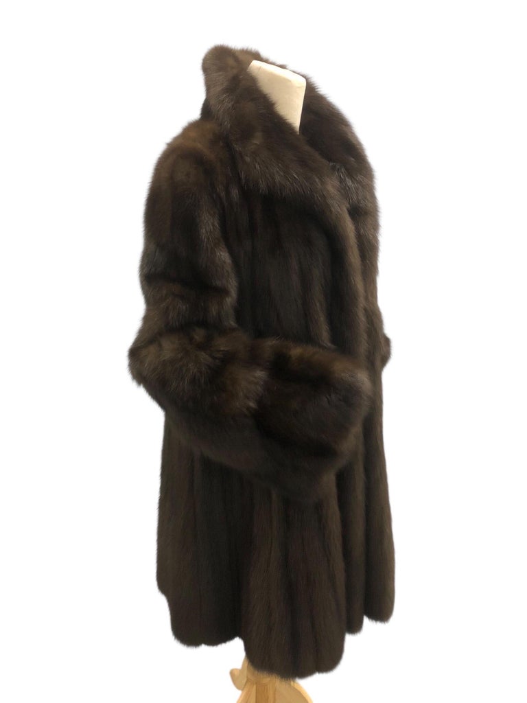 Carolina Herrera barguzin Russian sable fur coat 12/M tags 95k ~no duties